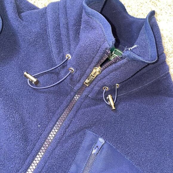 Polo Ralph Lauren vest Mens Fleeced Performance Sleeveless Jacket SZ M Navy Blue - Picture 3 of 10